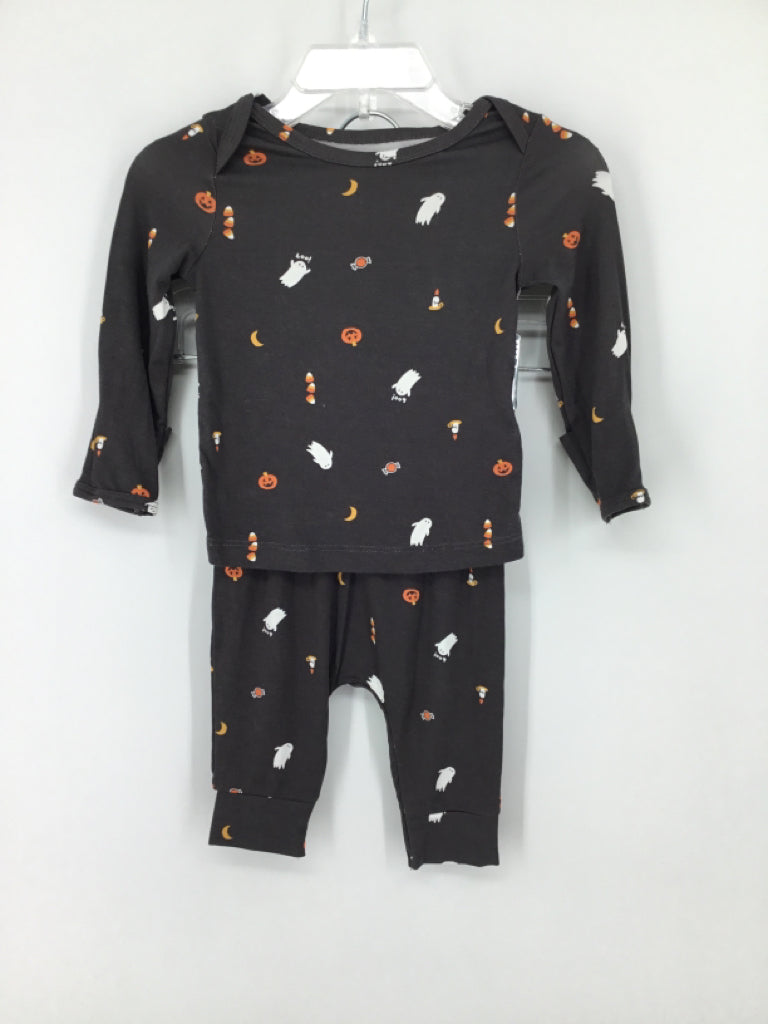 Child of Mine Child Size 0-3 Months Gray Halloween Pajamas