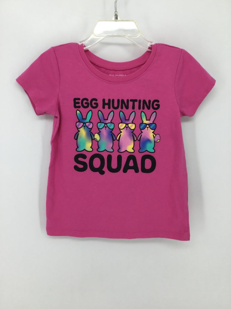 Childrens Place Child Size 4 Pink Easter T-Shirt