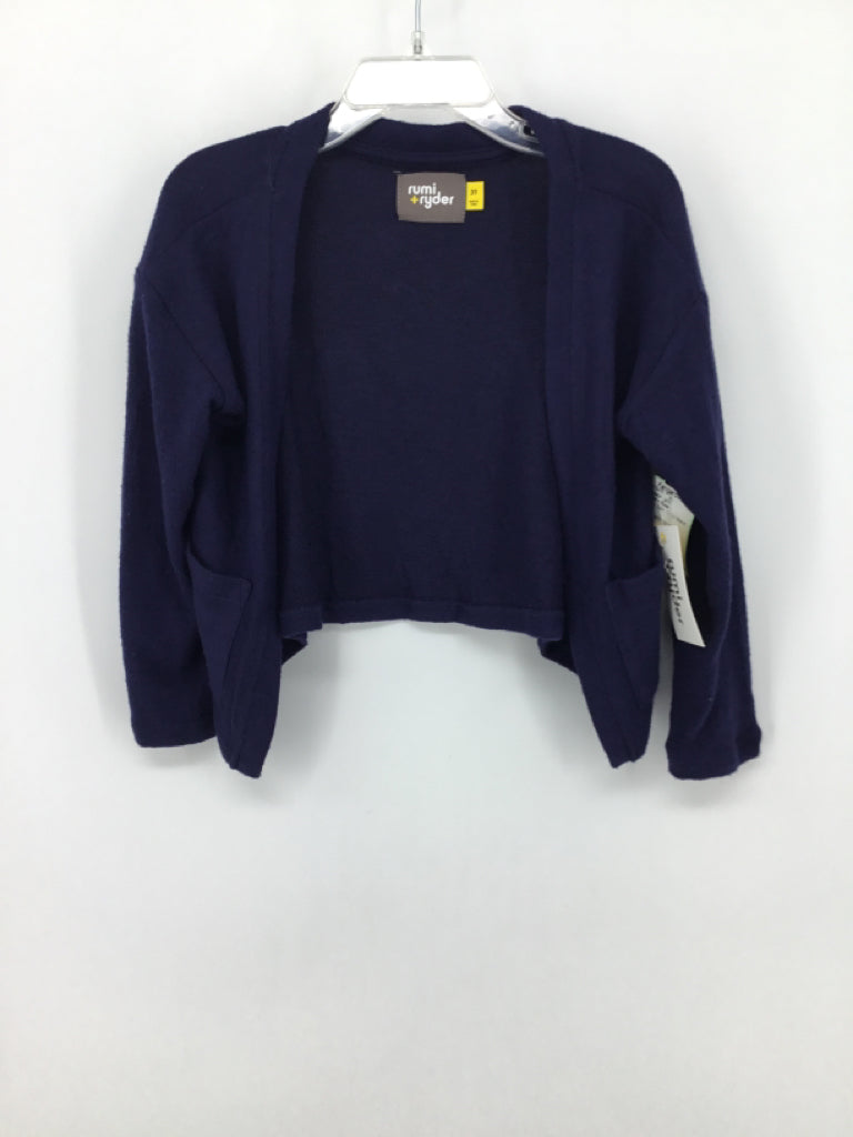 Rumi + Ryder Child Size 3 Navy Sweater - girls