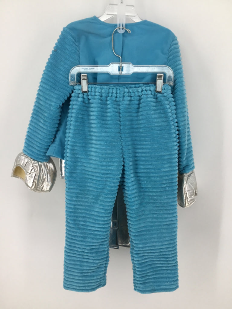 FAO Schwartz Robot Child Size 4 Silver Halloween Costume