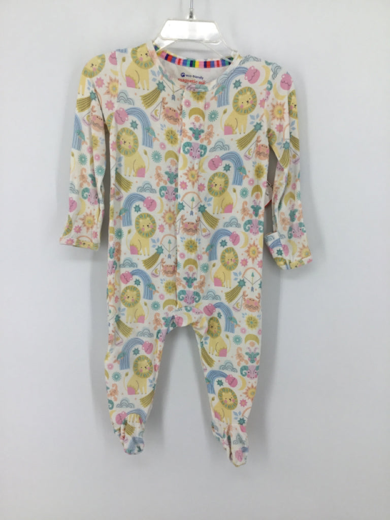 Magnetic Me Child Size 3-6 Months Multi-Color Sleepers