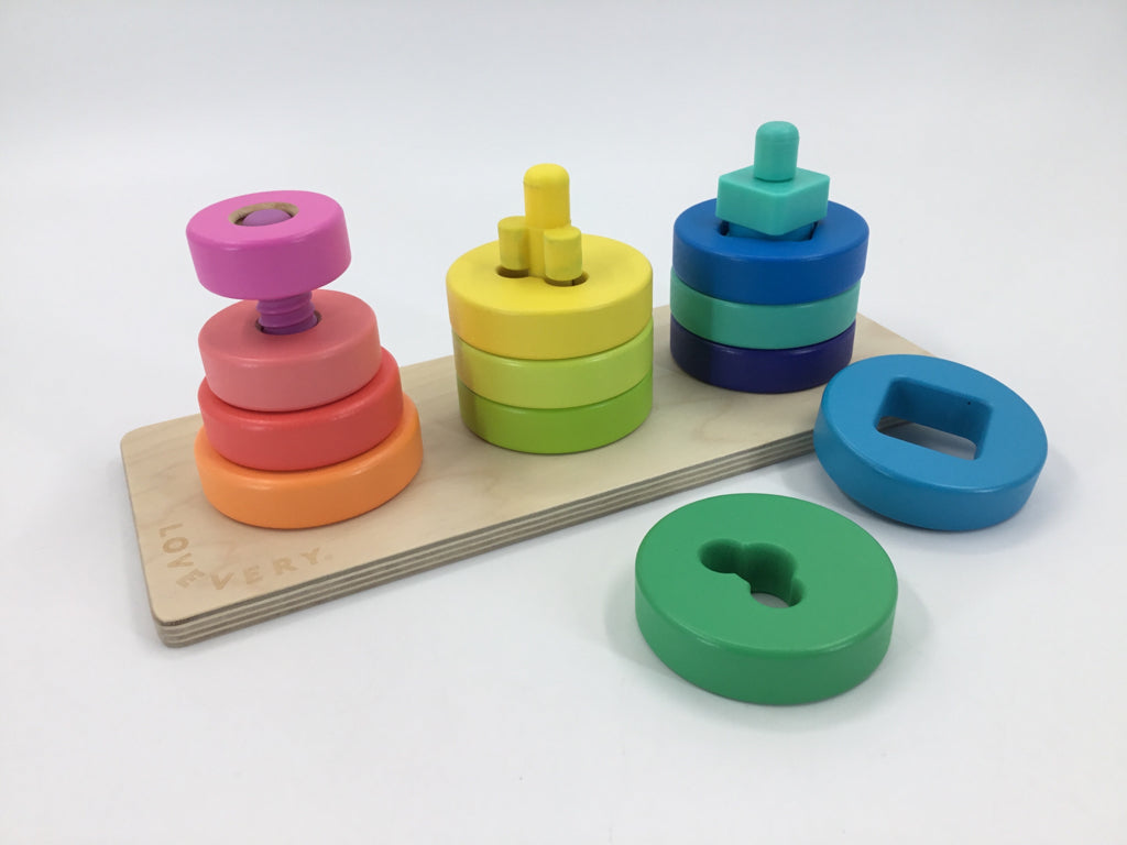 Lovevery Twist & Pivot Pattern Puzzle