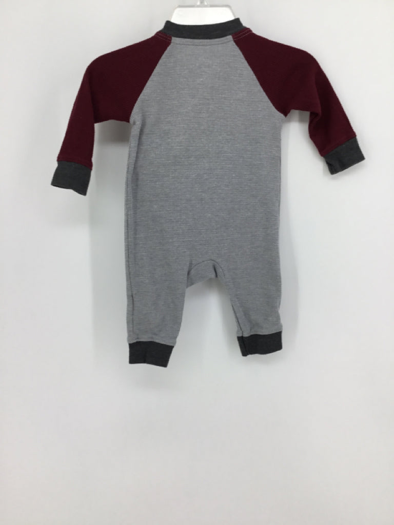 Cat & Jack Child Size Newborn Burgundy Solid Outfit - boys