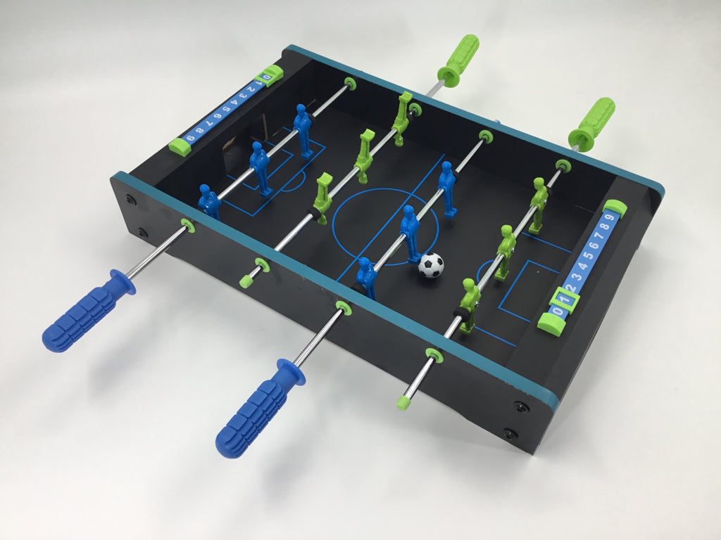 Brookstone Neon Foosball Table Top Game