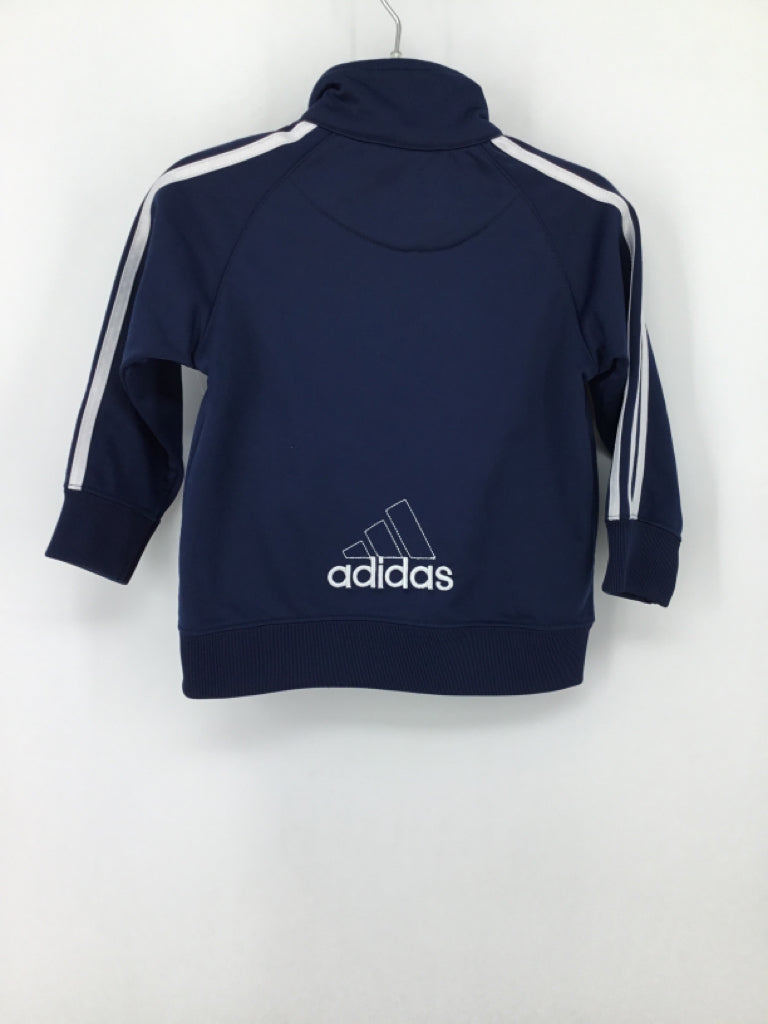 Adidas Child Size 18 Months Navy Solid Jacket - boys