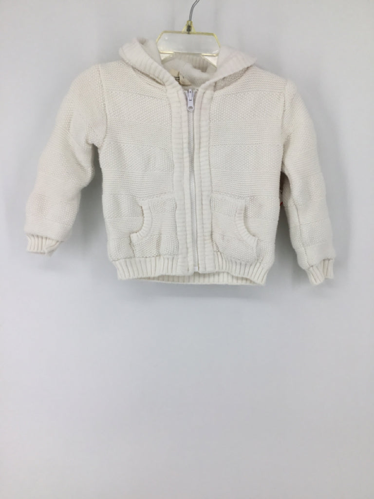 Viverano Child Size 3-6 Months White Solid Sweater - boys