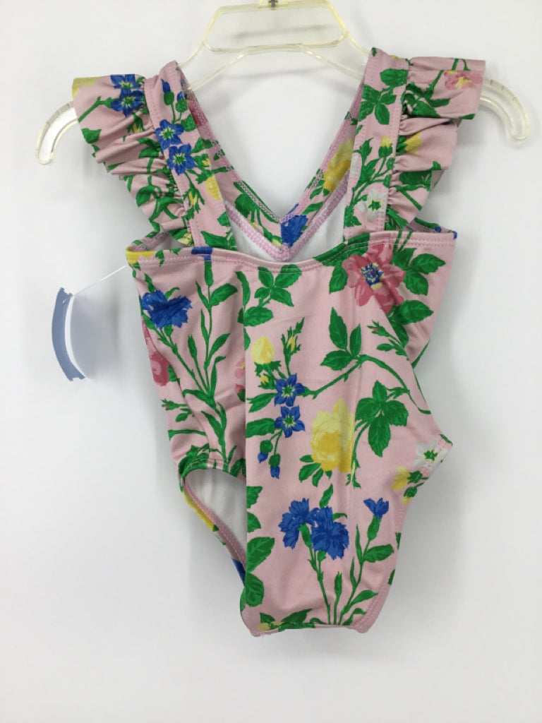 Janie and Jack Child Size 6-12 Months Pink Swimwear - girls