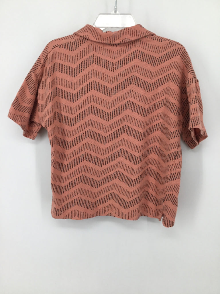 Zara Child Size 4 Pink Print Shirt - boys