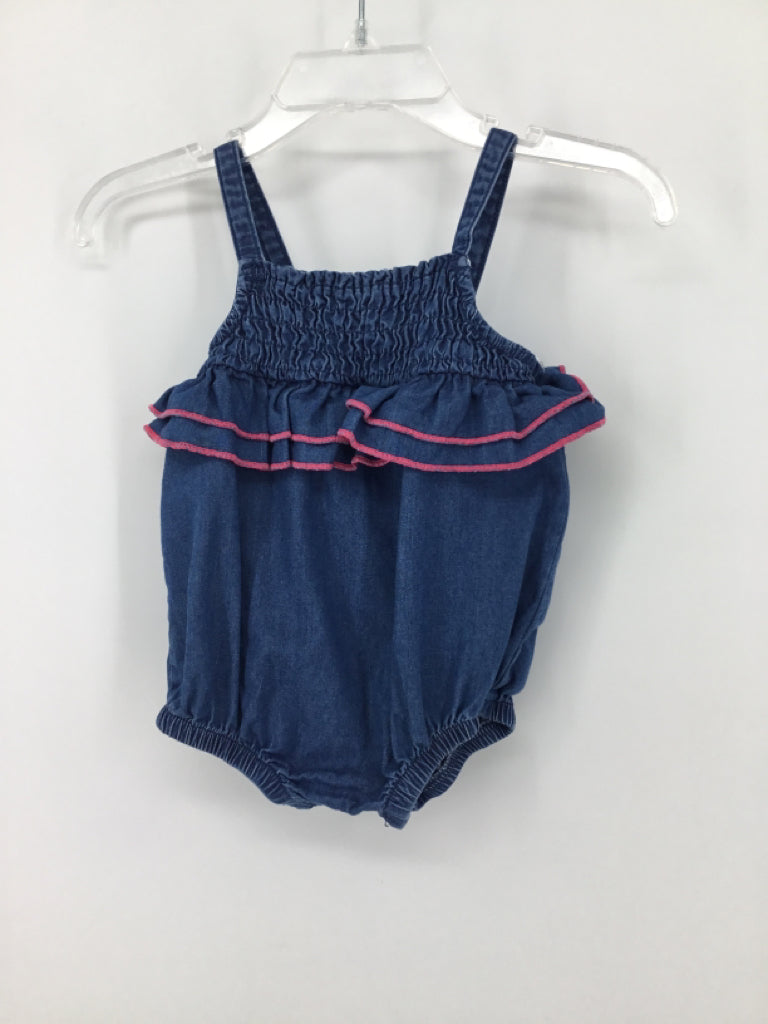 Cat & Jack Child Size 0-3 Months Blue Outfit - girls