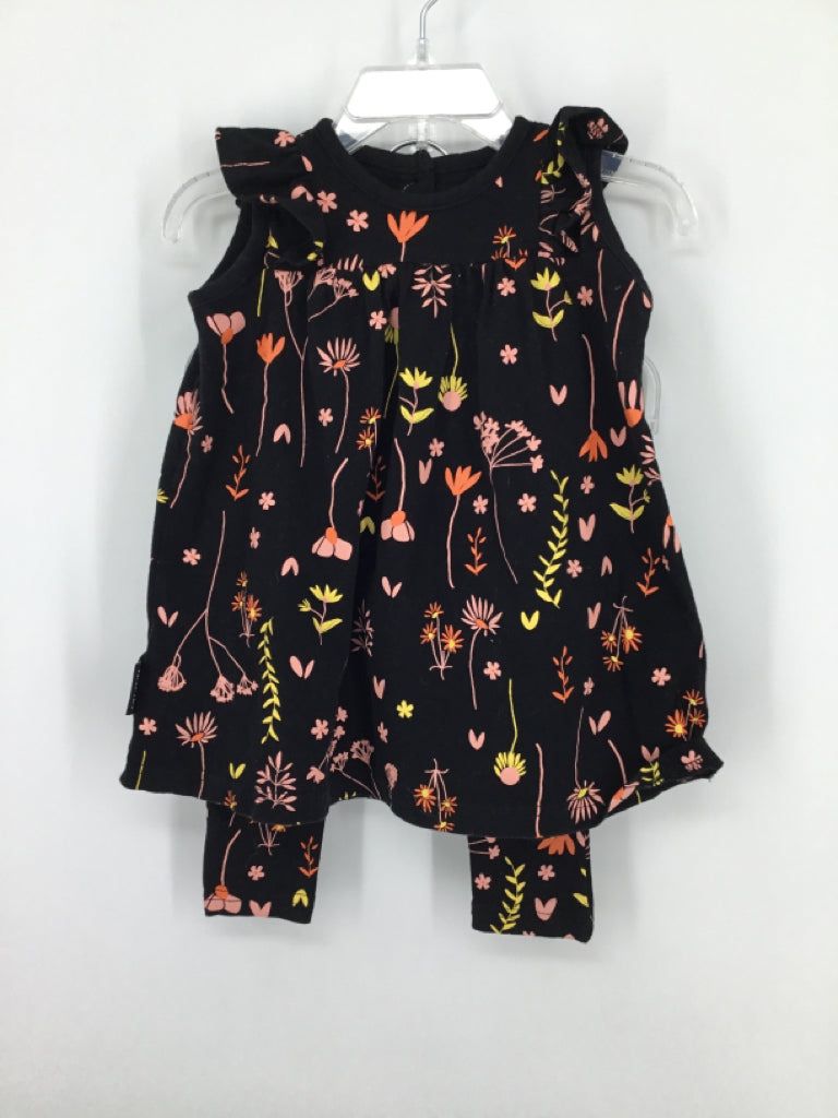 Tiny Tribe Child Size 3-6 Months Black Outfit - girls