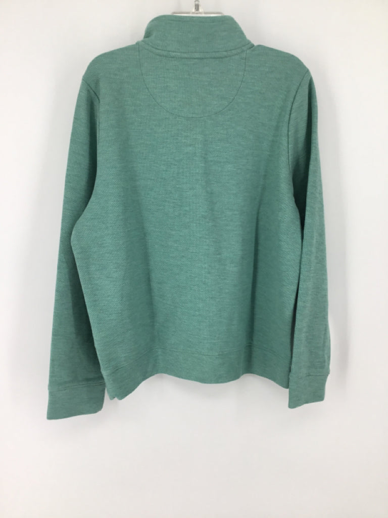 vineyard vines Child Size 7 Green Solid Shirt - boys