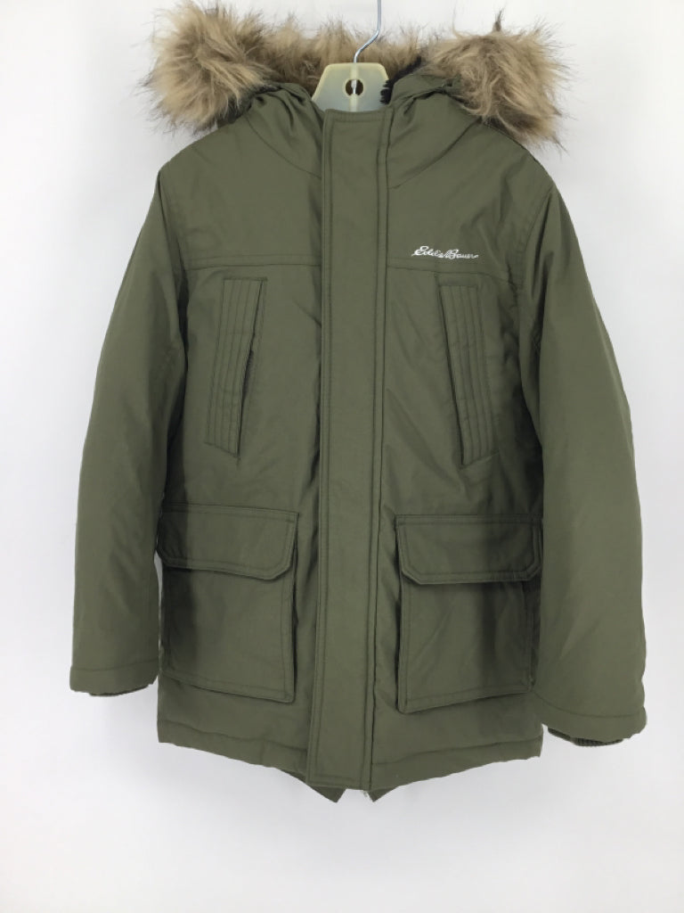 Eddie Bauer Child Size 5 Green Solid Outerwear - boys