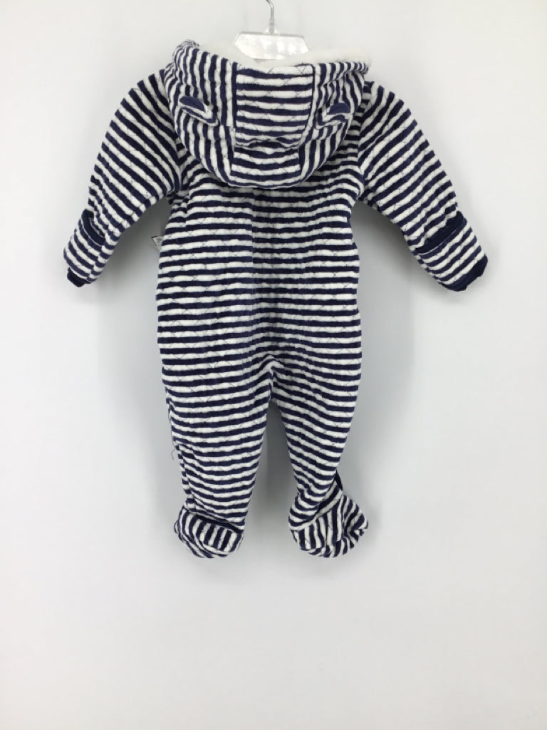 Nordstrom Child Size 9 Months Navy Stripe Outerwear - boys
