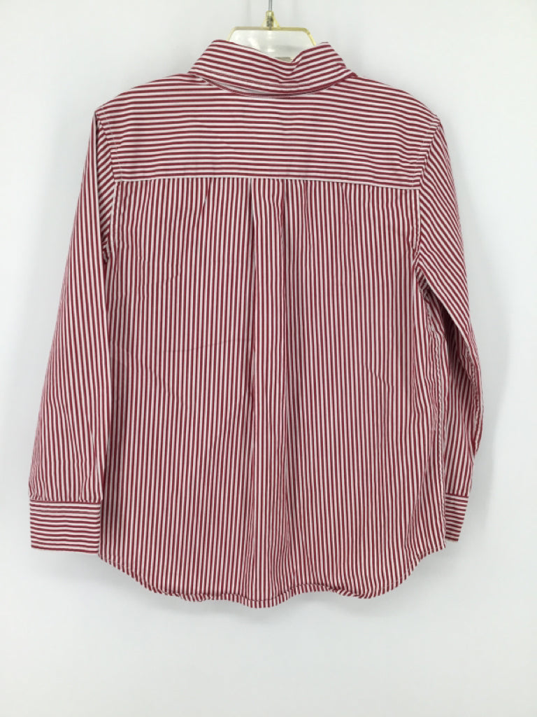Ralph Lauren Child Size 6 Red Stripe Shirt - boys