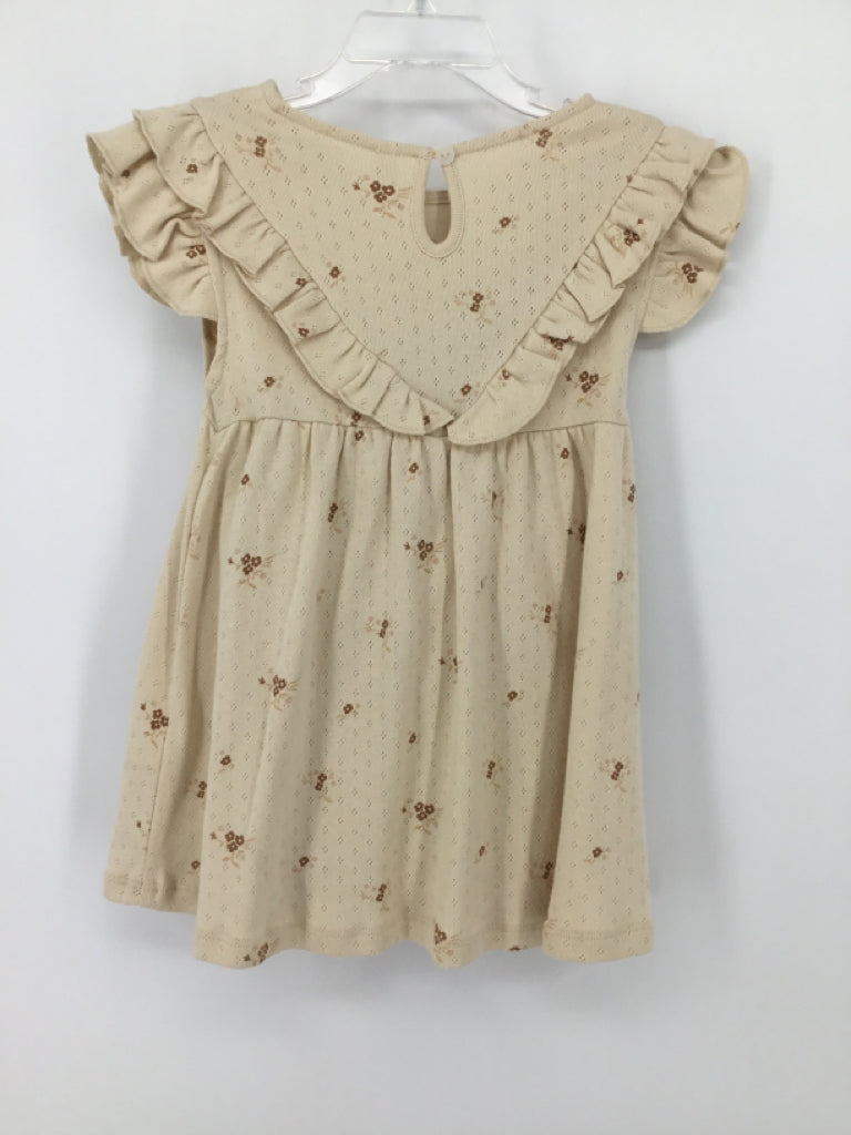 Quincy Mae Child Size 2 Tan Dress - girls