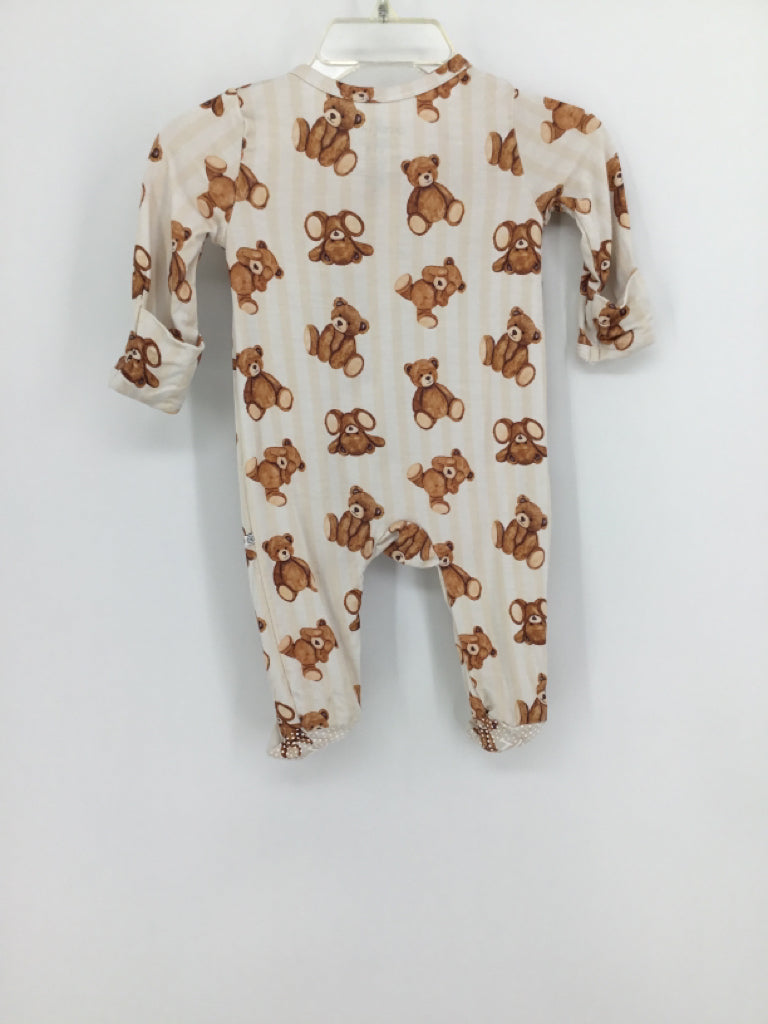 Caden Lane Child Size Newborn Tan Sleepers