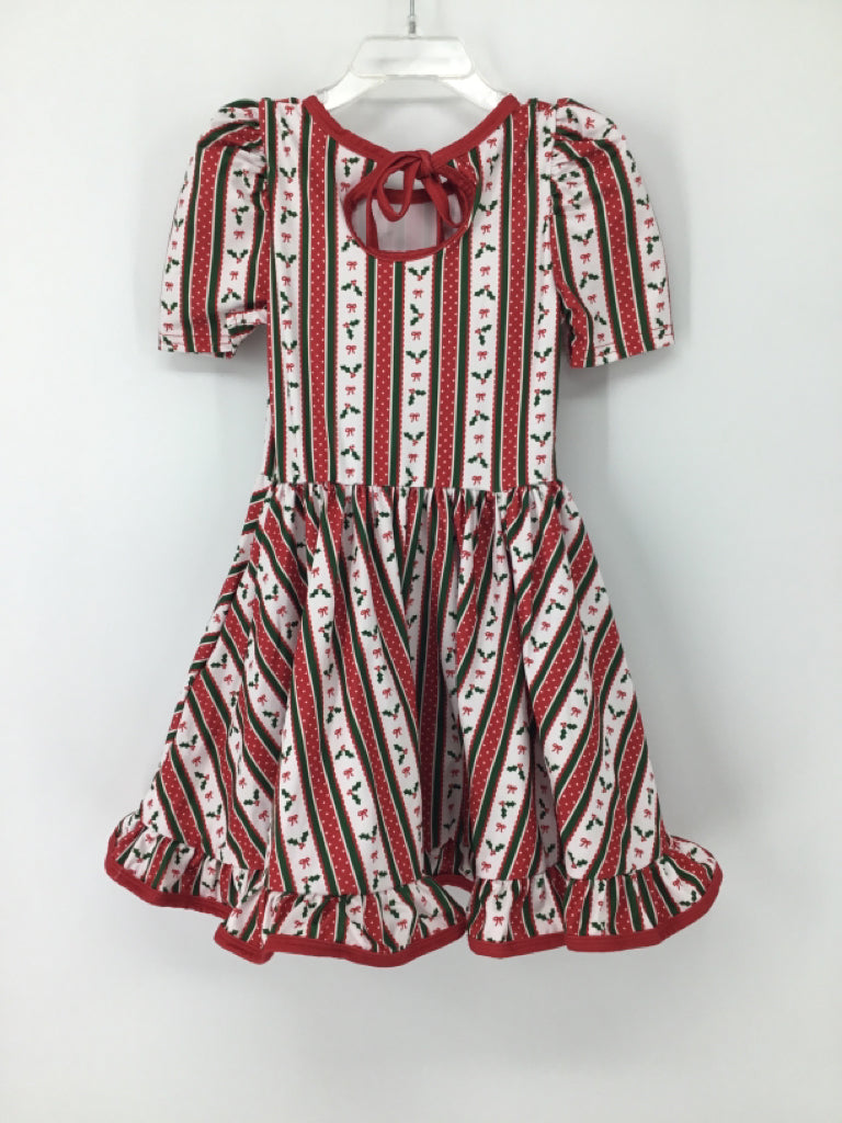 Girlhood Child Size 5 Red Christmas Dress