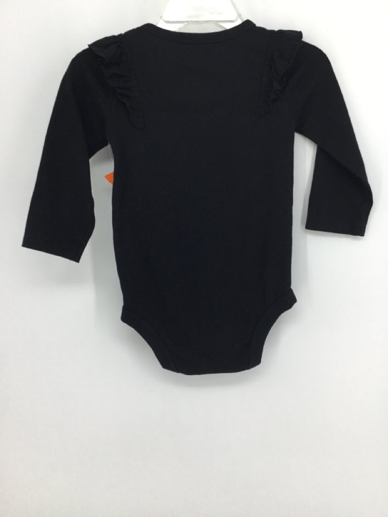 Cat & Jack Child Size 12 Months Black Onesie