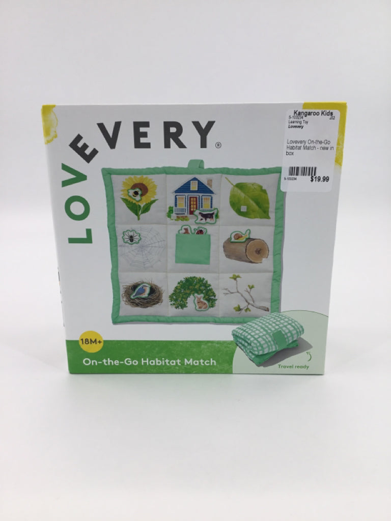 Lovevery On-the-Go Habitat Match