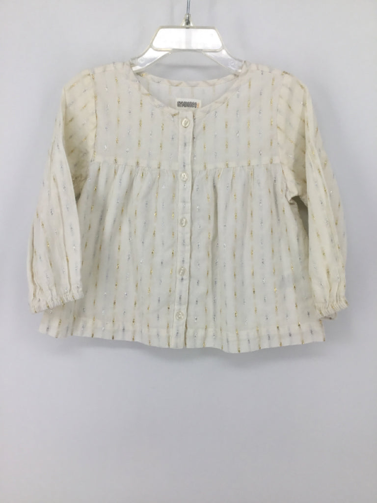 Gymboree Child Size 18-24 Months Cream Shirt - girls