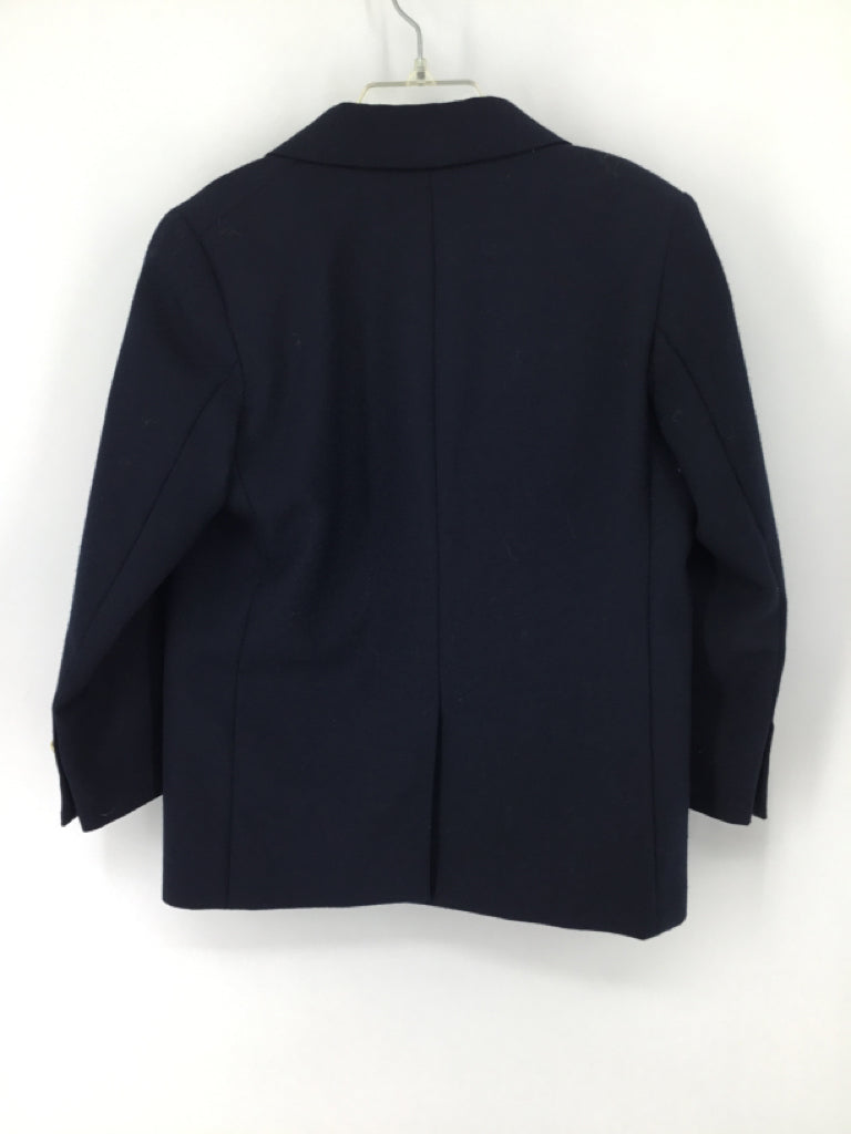 Lands' End Child Size 6 Navy Solid Blazer - boys