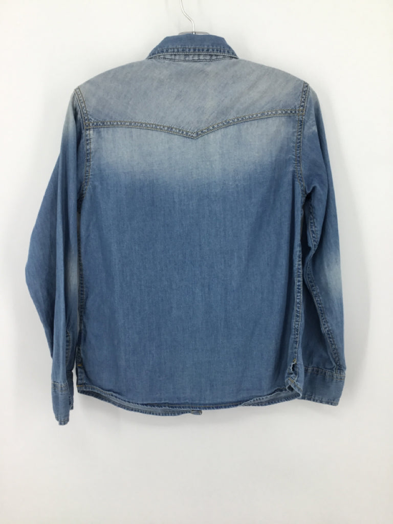 Next Child Size 10 Blue Shirt - girls
