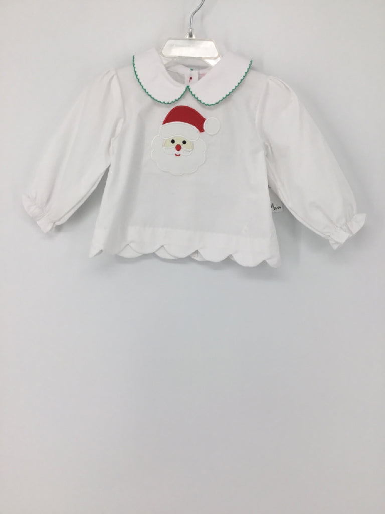 Josie Bee Clothing Co. Child Size 12 White Christmas Shirt