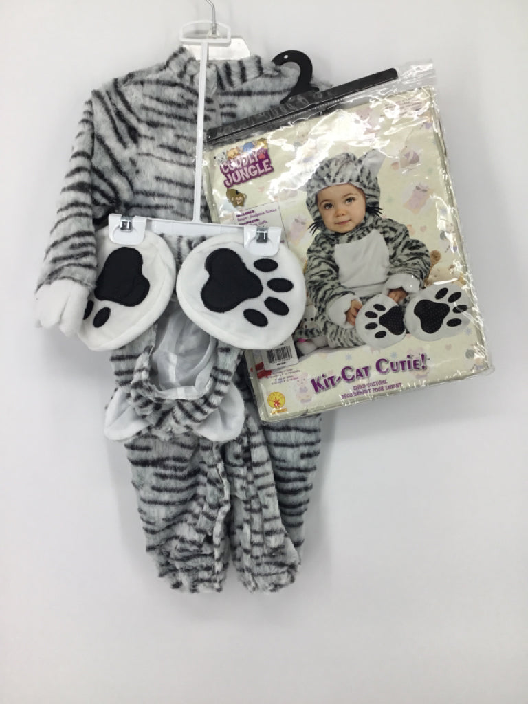 Rubies Child Size 1-2 months Gray Kit-Cat Cutie Halloween Costume