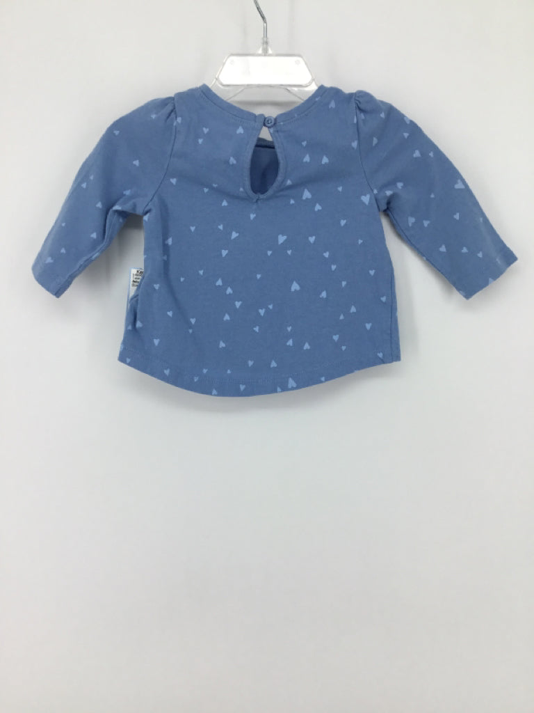 Baby Gap Child Size 3-6 Months Blue T-shirt - girls