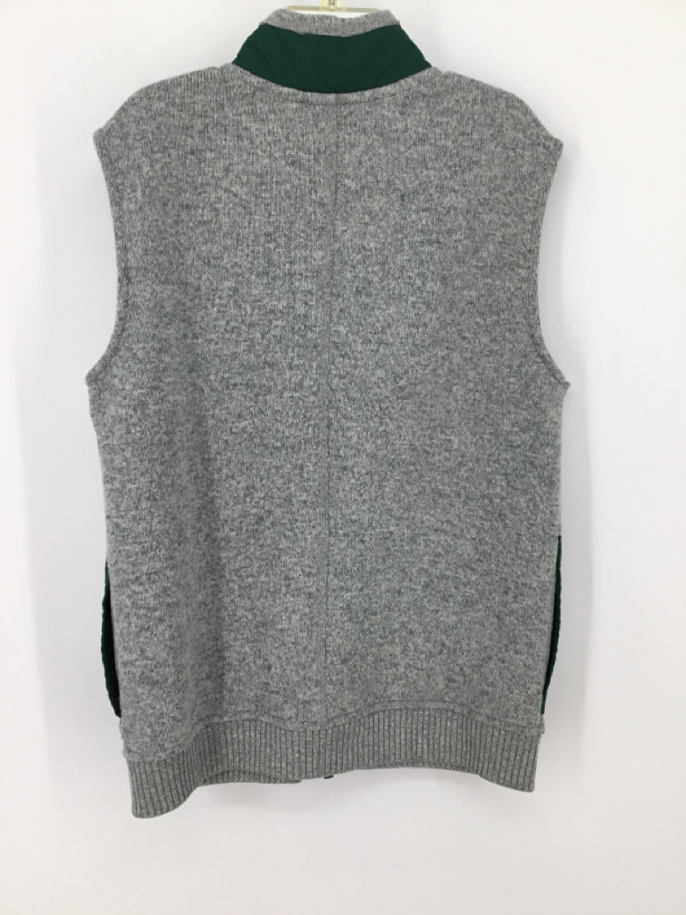 Janie and Jack Child Size 7 Green Solid Vest - boys