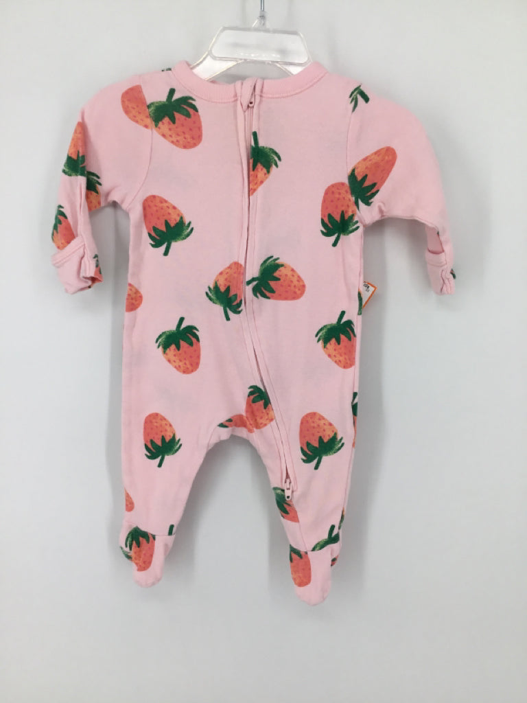 Old Navy Child Size 0-3 Months Pink Sleepers