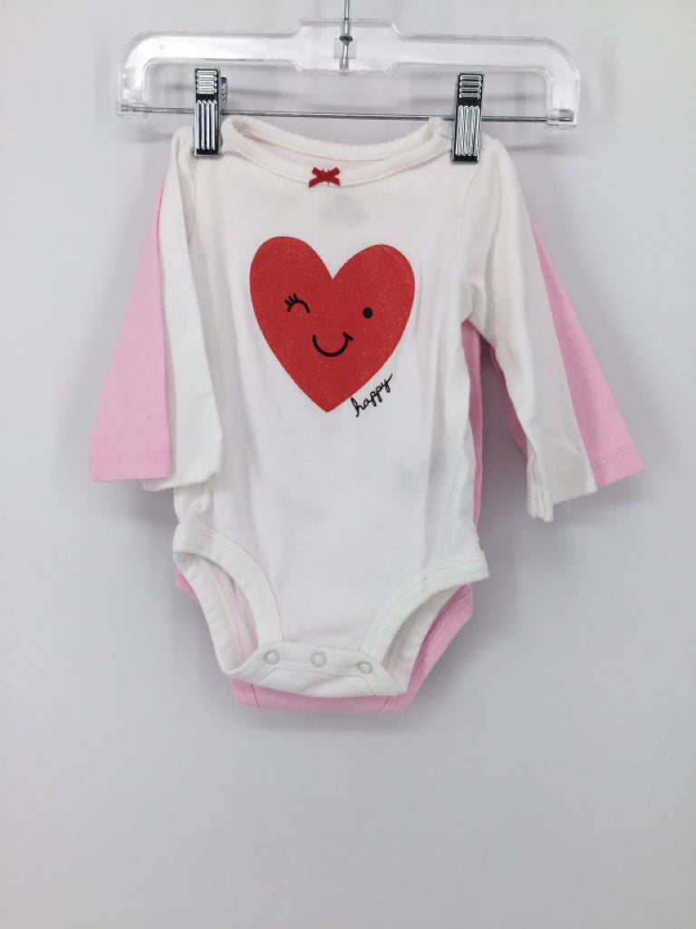 Carter's Child Size 6 Months White Onesie
