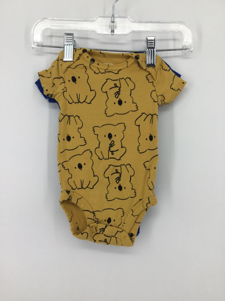 Carter's Child Size 3 Months Yellow Onesie