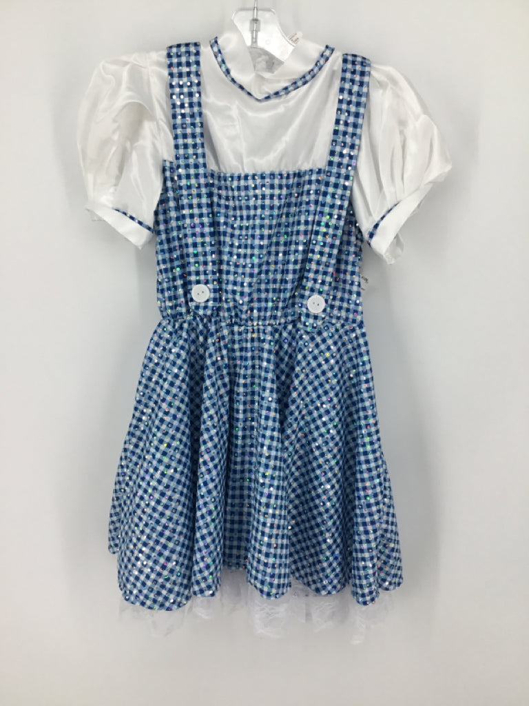 Wizard of Oz Dorothy Child Size 8 Blue Halloween Costume