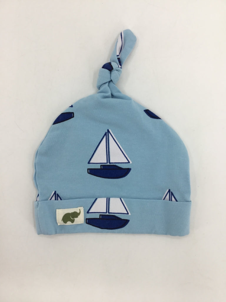 Monica + Andy Child Size 0-3 Months Blue Nautical Hats - boys