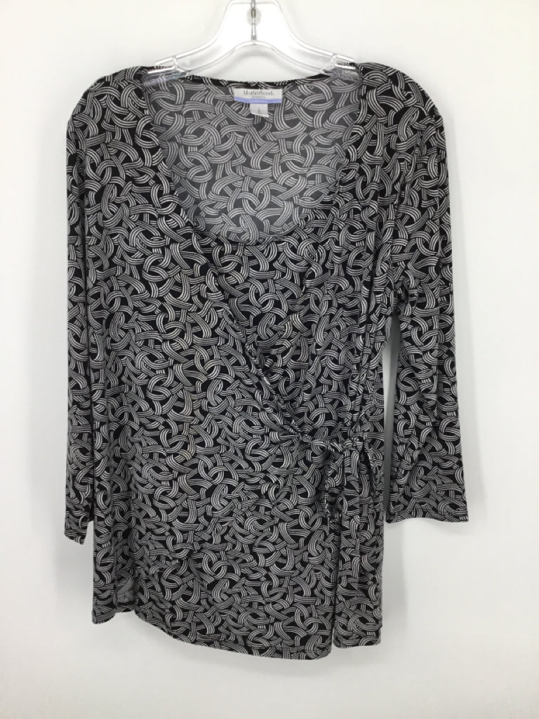 Motherhood Maternity Size L Poly Blend Nursing Nursing Apparel
