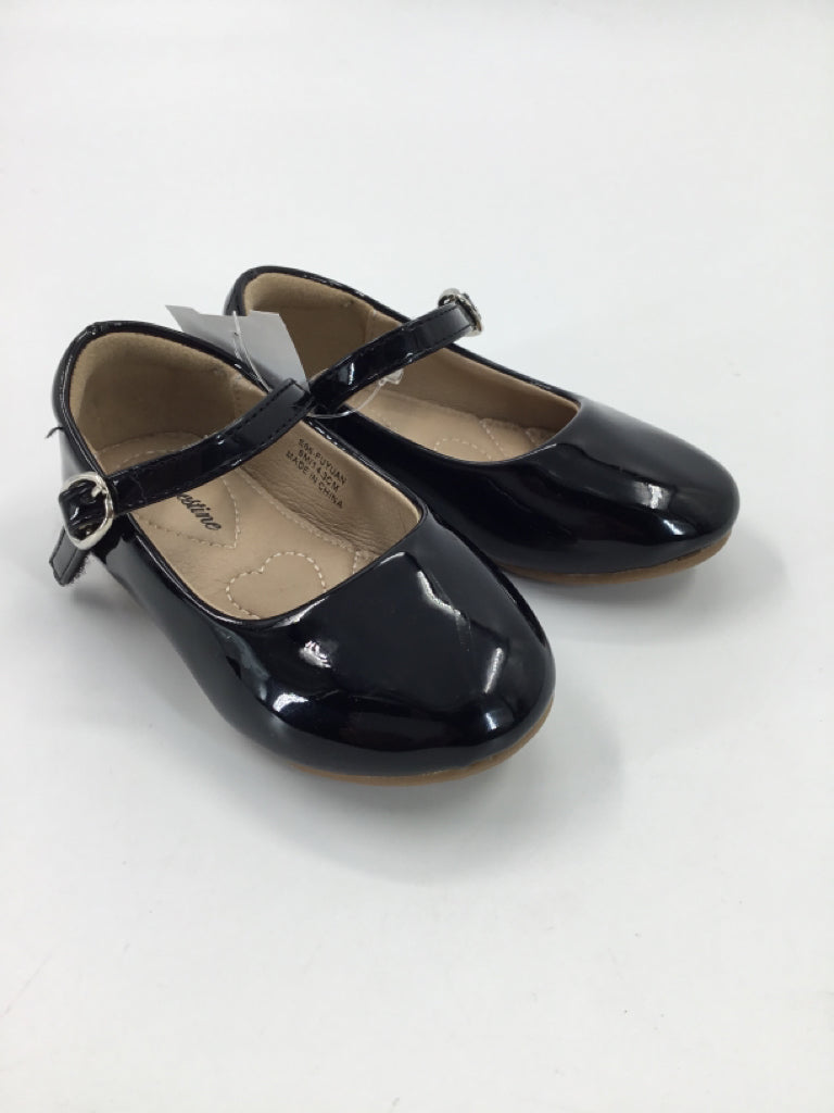 Estine Child Size 6 Toddler Black Dress Shoes