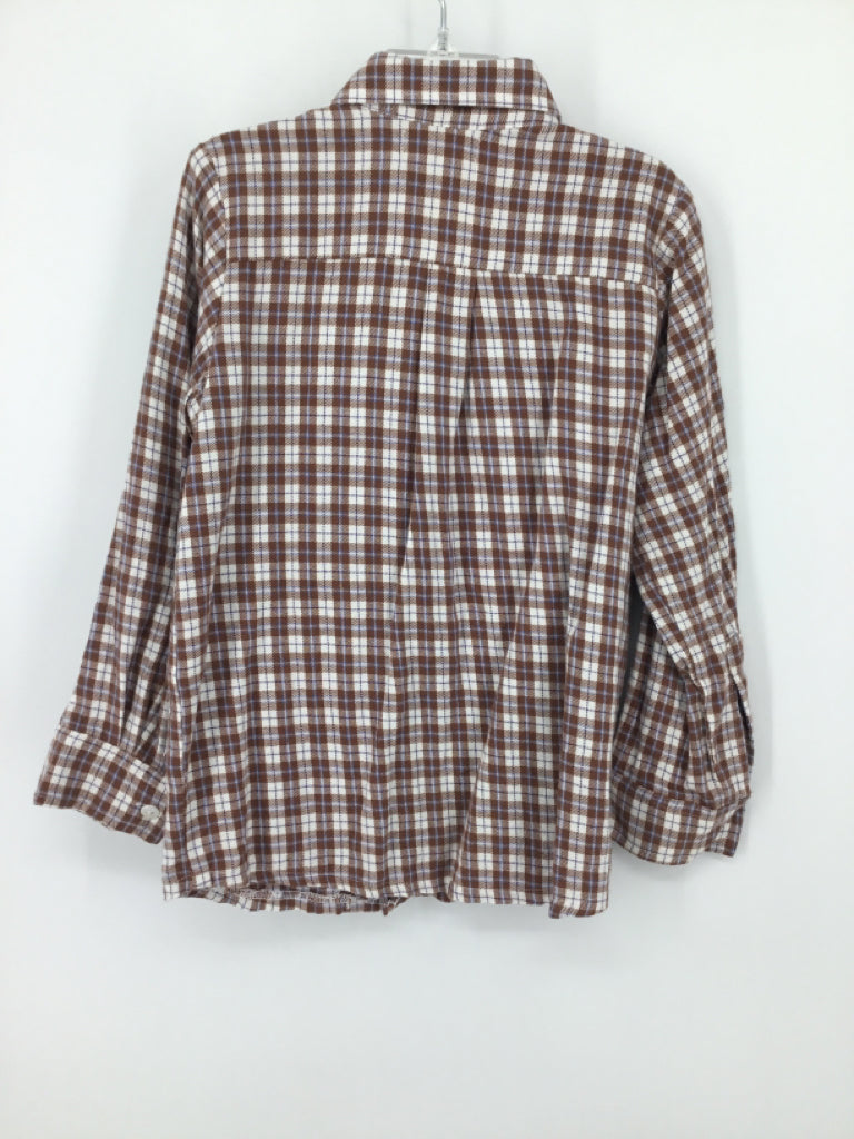 Cecil and Lou Child Size 6 Brown Plaid Shirt - boys