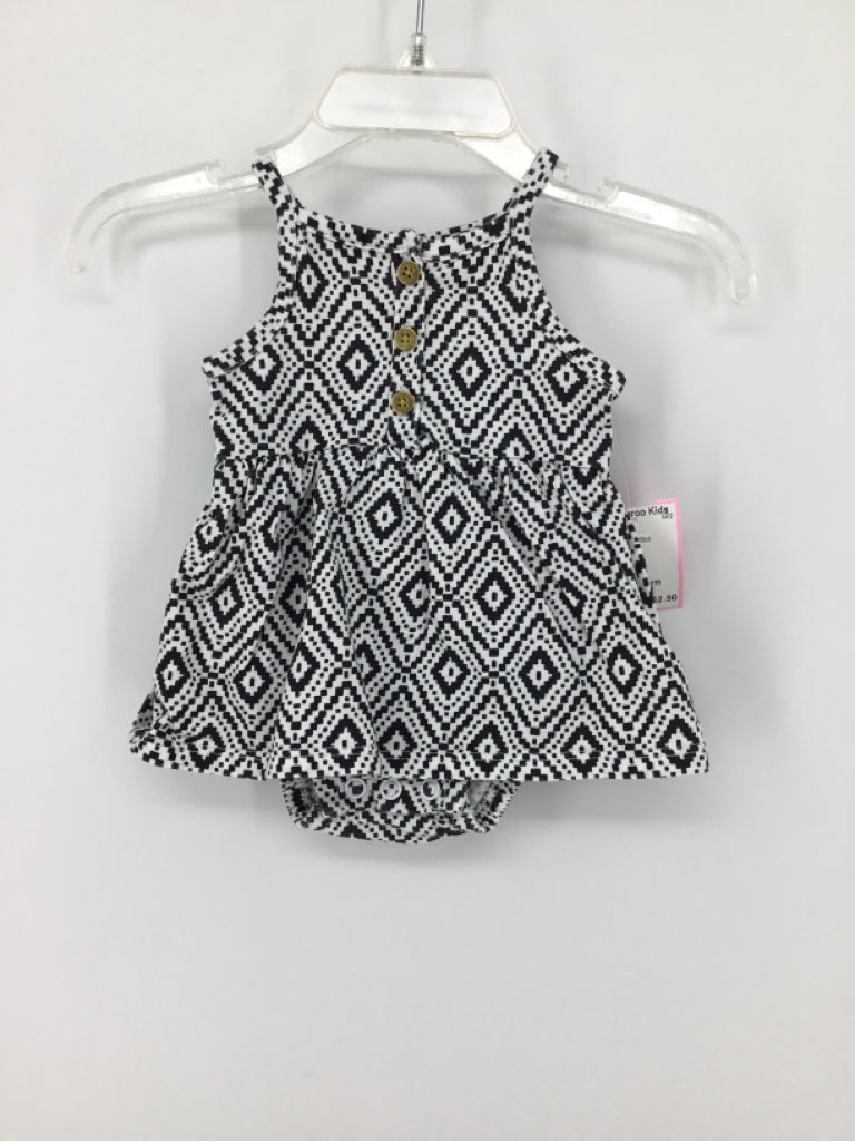 Carter's Child Size Newborn Black Outfit - girls