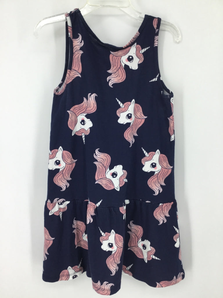 H & M Child Size 5 Navy Dress - girls