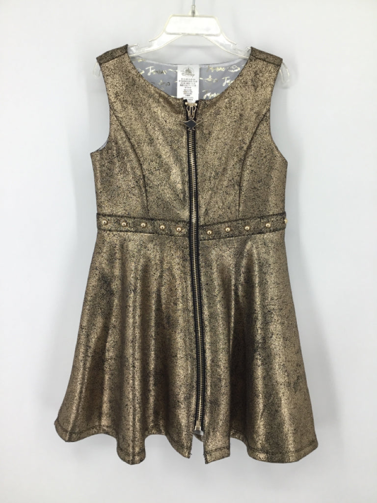 Disney Child Size 5 Gold Dress - girls
