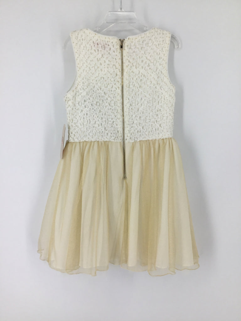 GB Girls Child Size 7 Gold Dress - girls