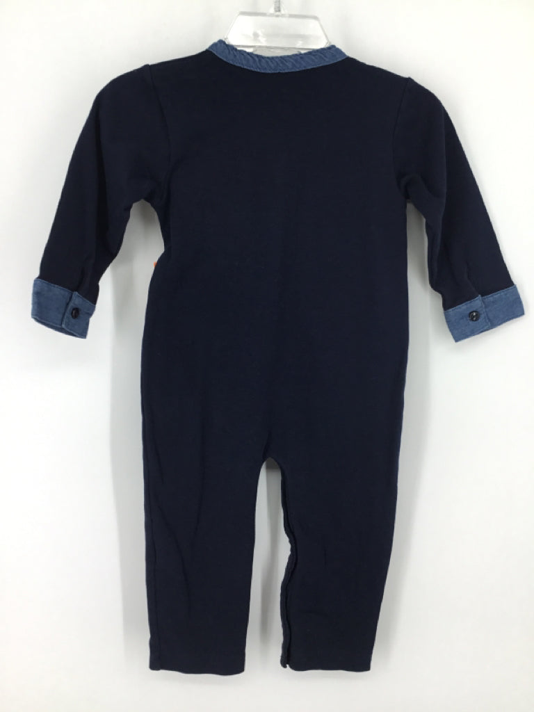 Petit Atelier Child Size 12 Months Navy Solid Outfit - boys
