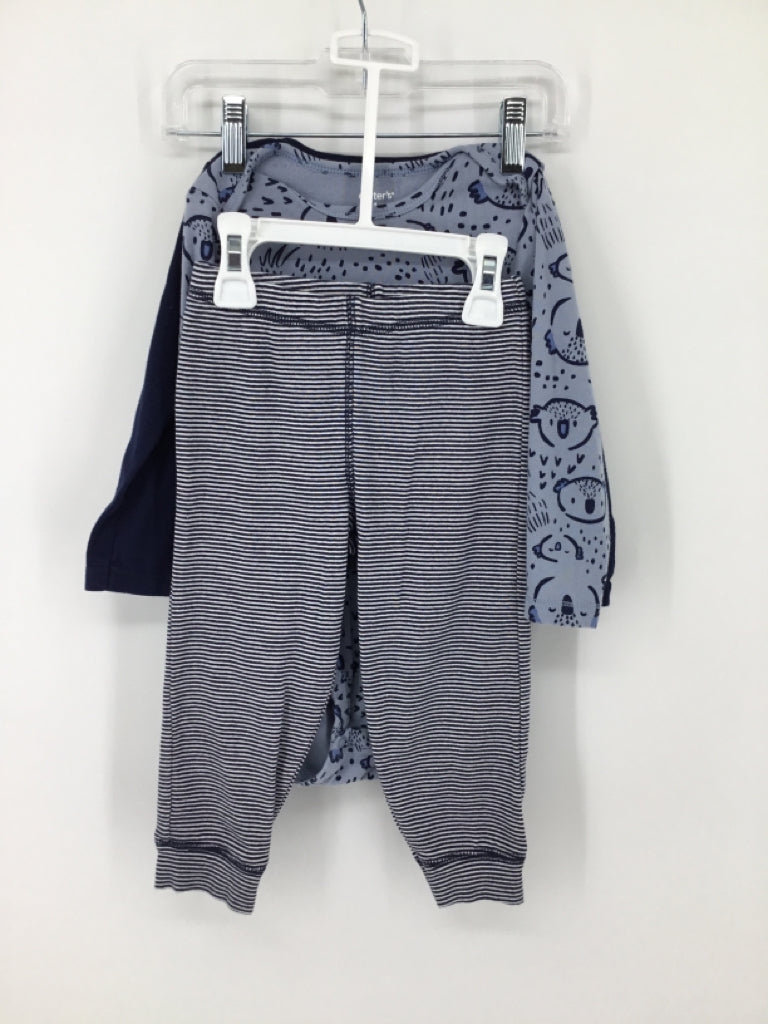 Carter's Child Size 24 Months Navy screen printed Outfit - boys