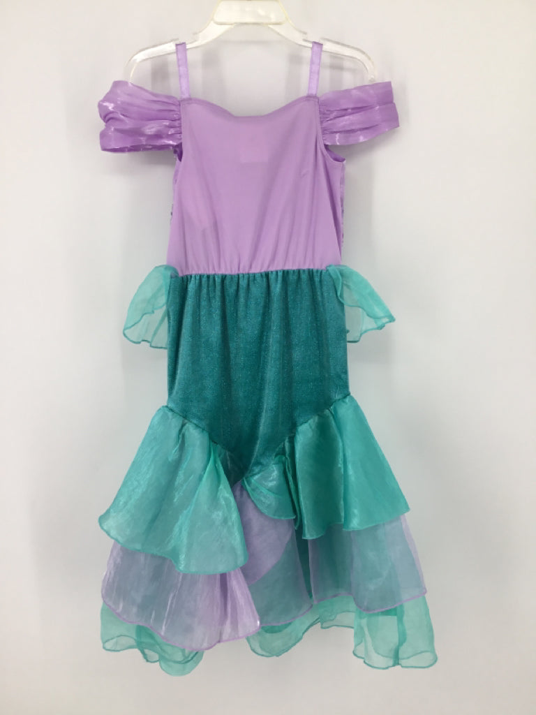 Disney Littel Mermaid Child Size 4 Purple Dress-Up
