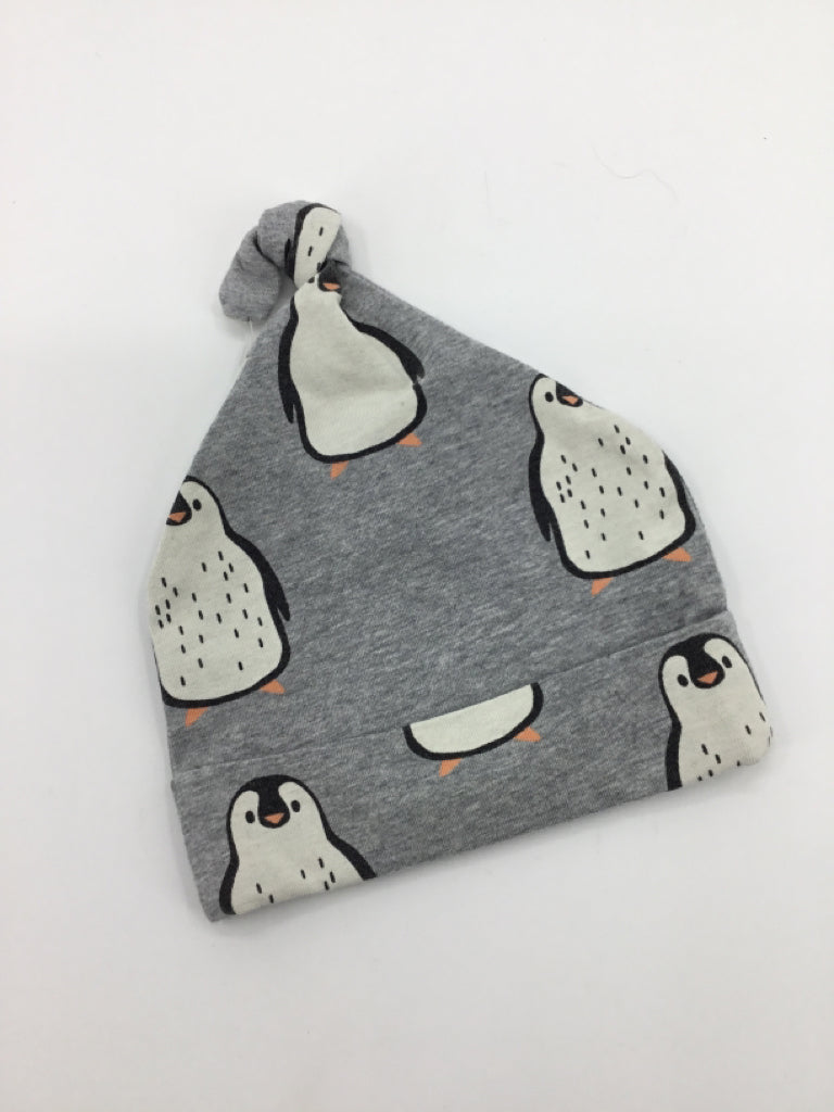 Monica + Andy Child Size Newborn Gray Penguin Hats - boys