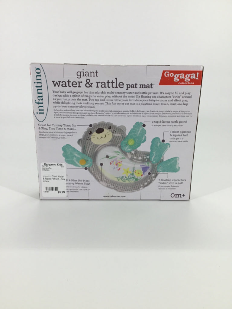 infantino Giant Water & Rattle Pat Mat