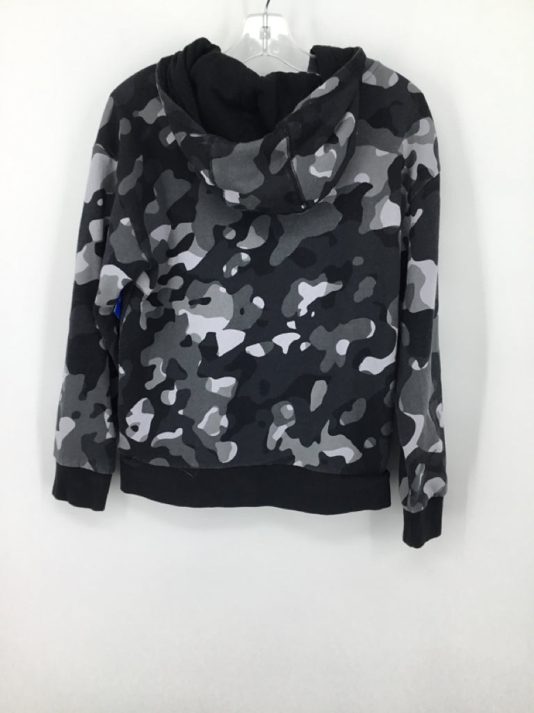 Adidas Child Size 8 Black Camoflage Sweatshirt - boys
