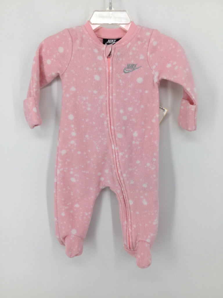 Nike Child Size 3 Months Pink Sleepers
