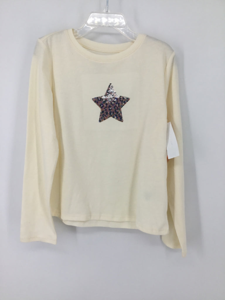 Wonder Nation Child Size 6 Cream T-Shirt
